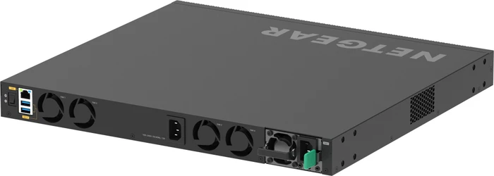 Netgear AVoIP M4350 Rackmount 10G Managed Switch, 24x RJ-45, 4x SFP28, 576W PoE+