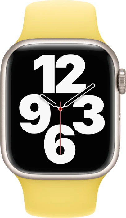 Apple Sportarmband Regular für Apple Watch 41mm zitronenschale