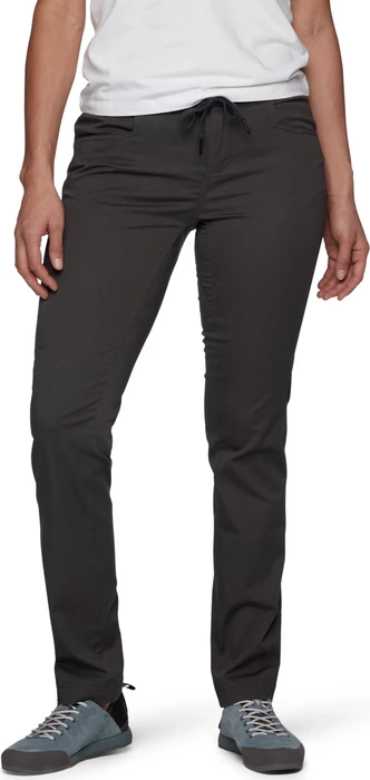 Black Diamond Credo Kletterhose lang grau (Damen)
