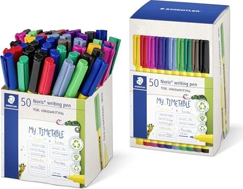 Staedtler Noris writing pen 307 0.3mm sortiert, 50er-Pack
