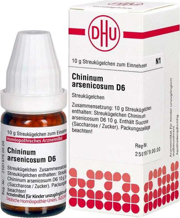 DHU Chininum Arsenicosum D6 Globuli, 10g