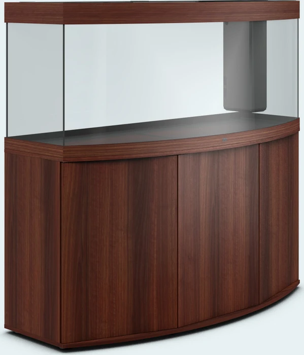 Juwel Vision 450 LED Aquarium-Set mit Unterschrank, dunkles Holz/dunkles Holz, 450l