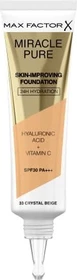Max Factor Miracle Pure Skin-Improving Hydrating Foundation 33 crystal beige LSF30, 30ml