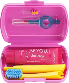Curaden Curaprox CS5460 Travel Pflegeset rosa