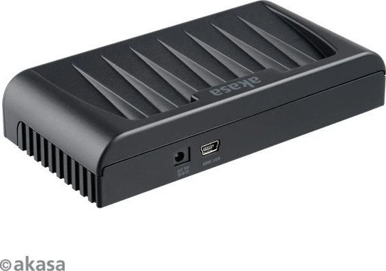 Akasa Connect 7 FC USB-Hub, 5x USB-A 2.0, USB 2.0 Mini-B [Buchse]