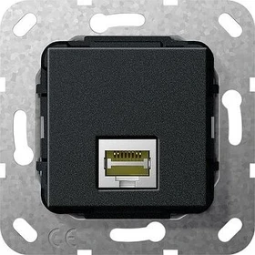 Gira Einsatz Modular Jack RJ45 Cat.6A 10 Gbit-Ethernet Kupplung