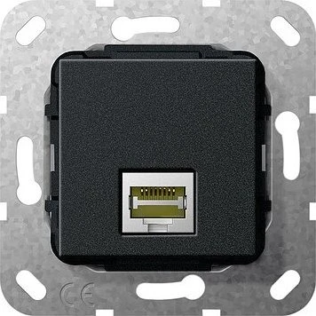 Gira Einsatz Modular Jack RJ45 Cat.6A 10 Gbit-Ethernet Kupplung