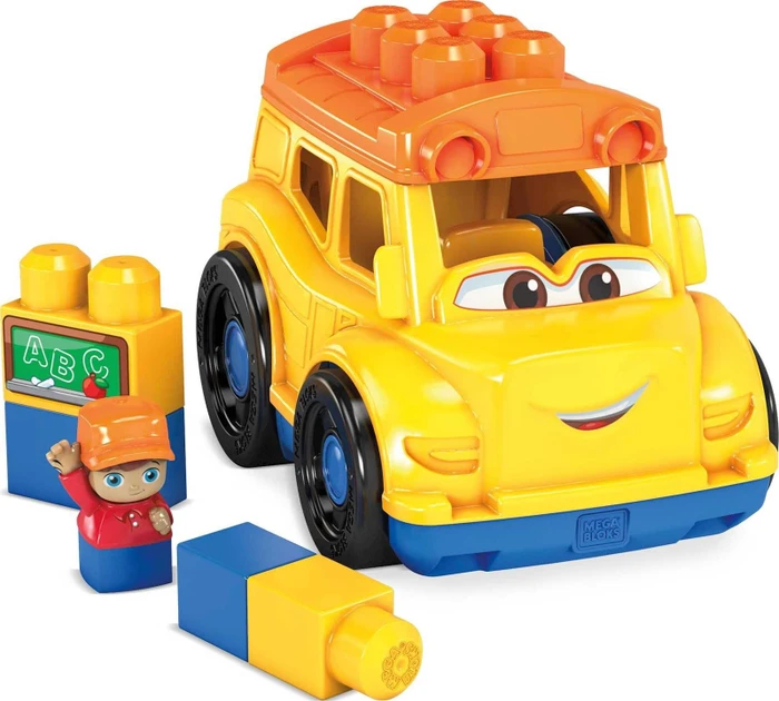 Mattel Mega Bloks Fisher-Price First Builders Schulbus Sonny