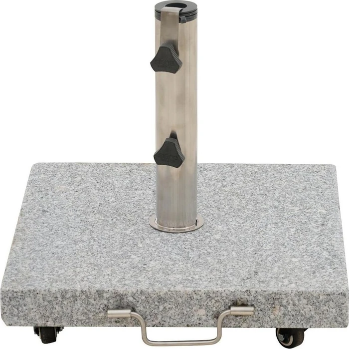 Siena Garden Granit Sonnenschirmständer 28kg 45x45cm grau