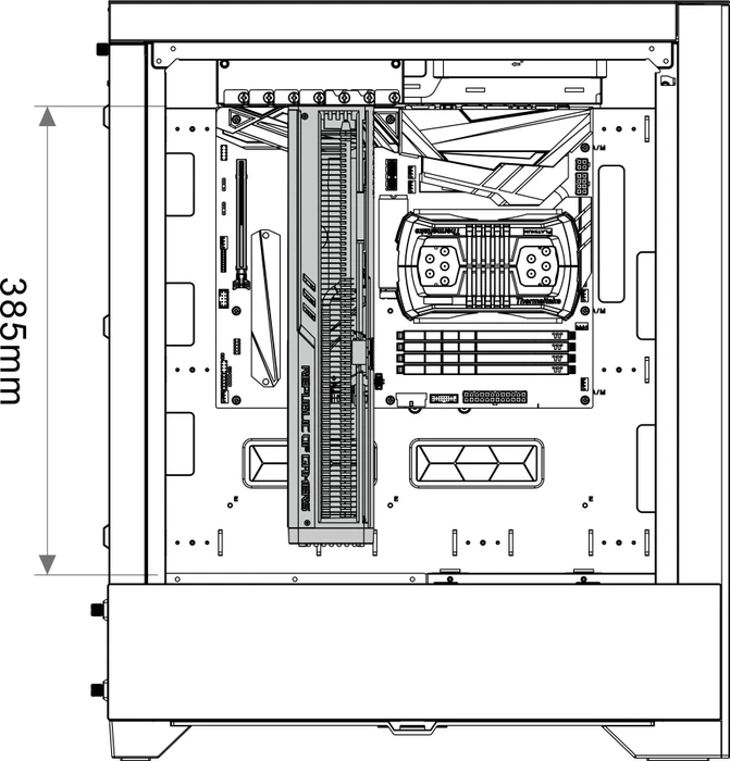 Thermaltake CTE T500 Air Snow, weiß, Glasfenster