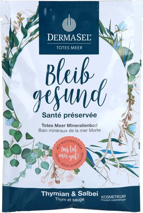 Dermasel Totes Meer Bleib gesund Thymian & Salbei Badesalz, 60g