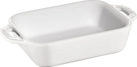 Zwilling Staub Ceramique Auflaufform eckig 18.8x12.3cm weiß