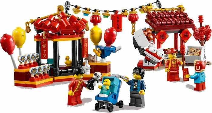 LEGO Tempelmarkt zum Chinesischen Neujahrsfest
