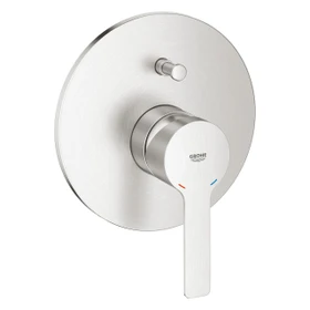 Grohe Lineare Einhand-Wannenarmatur supersteel