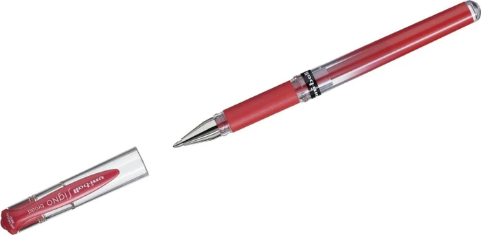 Uni-Ball Signo Broad UM-153 Gelroller (Mine) rot metallic/transparent