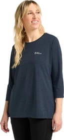 Jack Wolfskin Crosstrail Funktionsshirt 3/4 midnight sky (Damen)