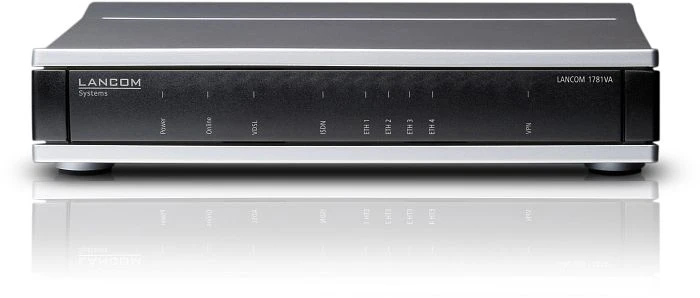 Lancom 1781VA, Annex A/M Gigabit Router, 4x RJ-45