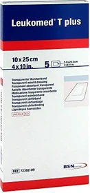BSN medical Leukomed T Plus Pflaster transparent steril, 10 x 25cm, 5 Stück