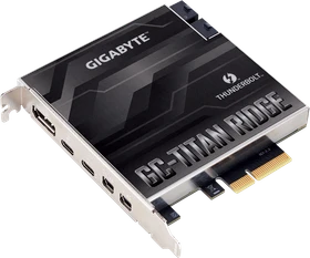 GIGABYTE GC-Titan Ridge 2.0, PCIe 3.0 x4