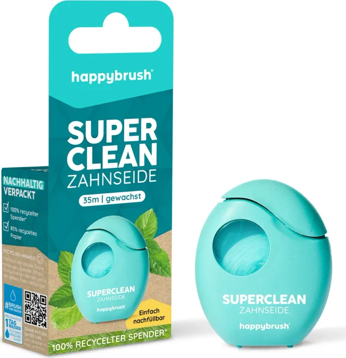 HappyBrush SuperClean Zahnseide, 35m, 1 Stück