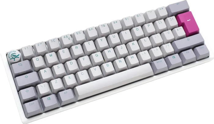 Ducky One 3 Mini, Mist Grey, PBT, LEDs RGB, MX RGB BROWN, USB, UK