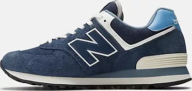 New Balance 574 navy/light blue