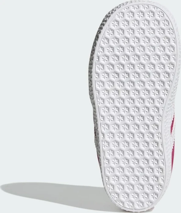 adidas Gazelle Comfort Closure Elastic Laces semi lucid fuchsia/cloud white/gold metallic (Junior)