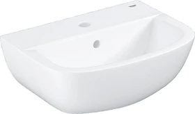 Grohe Bau Keramik Handwaschbecken 45cm, mit Hahnloch, mit Überlauf, alpinweiß