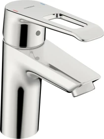 Hansa HansaPolo Waschbeckenarmatur ohne Ablauffernbedienung/Anschluss über flexible Druckschläuche chrom