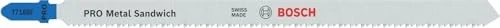 Bosch Professional T718BF BIM Flexible for Metal-Sandwich Stichsägeblatt, 180mm, 3 Stück