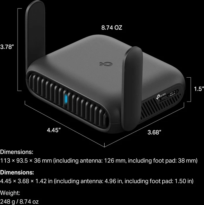 TP-Link Archer WR3602BE, Wi-Fi 7, BE3600