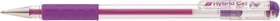 Pentel Hybrid Gel Grip K116 Gelroller violett/transparent, 12er-Pack