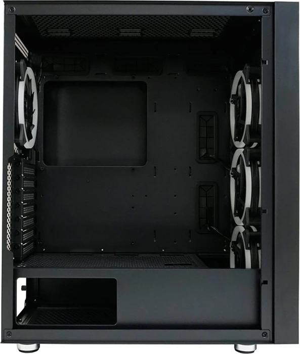 LC-Power Gaming 802B Black_Wanderer_X, schwarz, Glasfenster