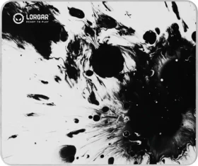 Lorgar MPA14L, Large Gaming Mousepad, 500x420mm, schwarz/weiß