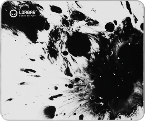 Lorgar MPA14L, Large Gaming Mousepad, 500x420mm, schwarz/weiß