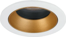 Brumberg Altero-R LED-Einbauleuchte 3000K rund weiß/gold
