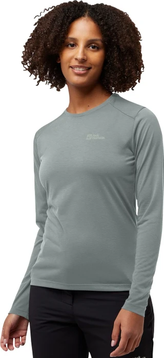 Jack Wolfskin Vonnan Funktionsshirt langarm slate green (Damen)