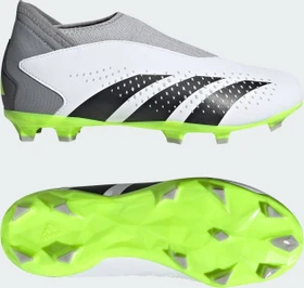 adidas Predator Accuracy.3 Laceless FG cloud white/core black/lucid lemon (Junior)