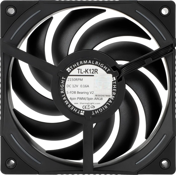 Thermalright TL-K12R, schwarz, 120mm