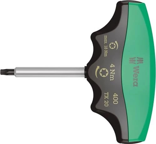Wera Serie 400 TX Torx Drehmomentindikator, T20x60mm