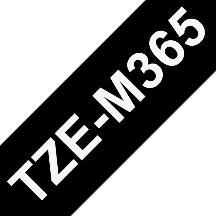 Brother TZe-M365 Beschriftungsband, 36mm, weiß/mattschwarz