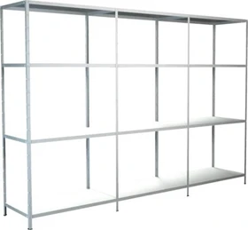 Schulte Lagertechnik PowerMAX Schwerlastregal 260x180x50cm weiß