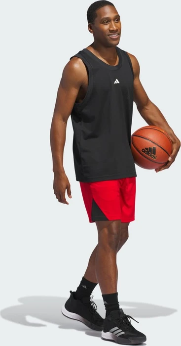 adidas Basketball Legends Shirt ärmellos schwarz/weiß (Herren)