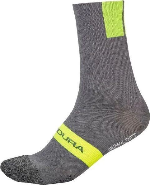 Endura Pro SL Primaloft II Fahrradsocken bright yellow