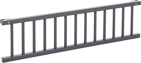 Babybay Verschlussgitter Stubenwagen Boxspring XXL schiefergrau lackiert