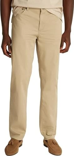 Tommy Hilfiger Denton Cotton Satin Straight Leg Hose batique khaki (Herren)