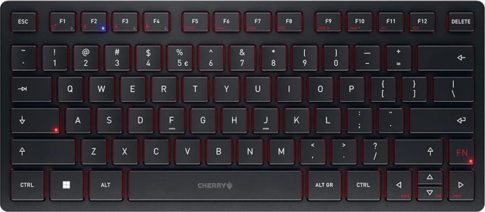Cherry KW 9200 Mini, schwarz, USB/Bluetooth, EU