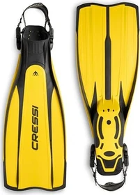 Cressi Pro Light Flossen schwarz/gelb