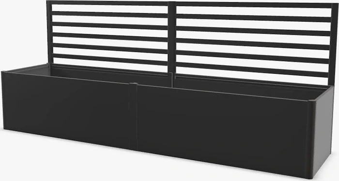 Biohort Rankgitter 399x4x91cm für Hochbeet dunkelgrau-metallic