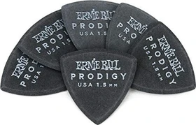 Ernie Ball Black Shield Prodigy Pick, 1.5mm, 6-Pack
